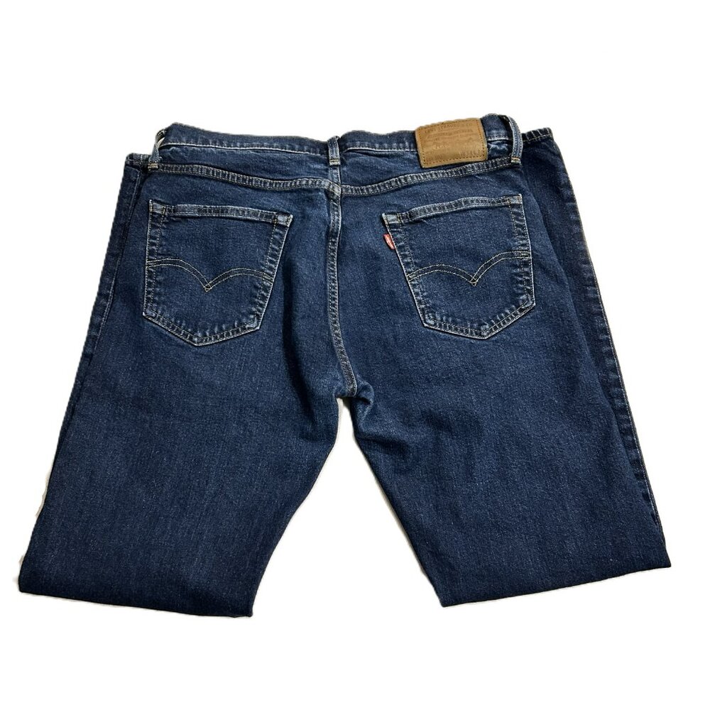 Men's Levi's 502 Taper Fit 34x34 Dark Wash - Stretch - Picture 4 of 14